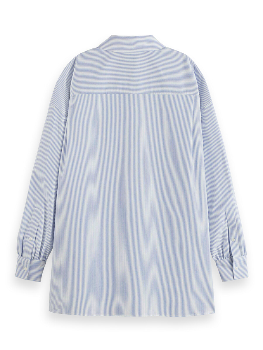imprescindibles — camisa oxford a rayas para novia