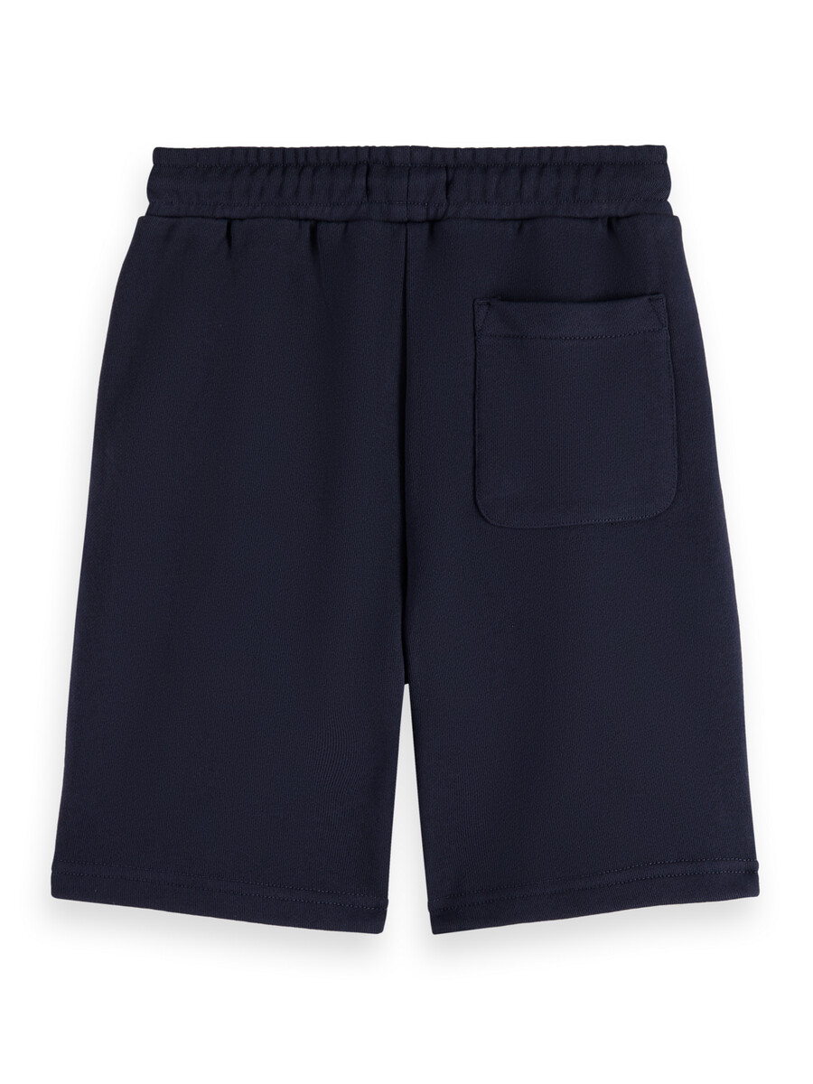 pantalones cortos deportivos con insignia y logotipo para niños