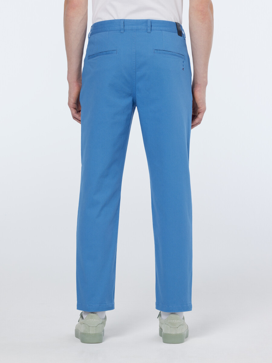 pantalón chino de mezcla de algodón lavado drift