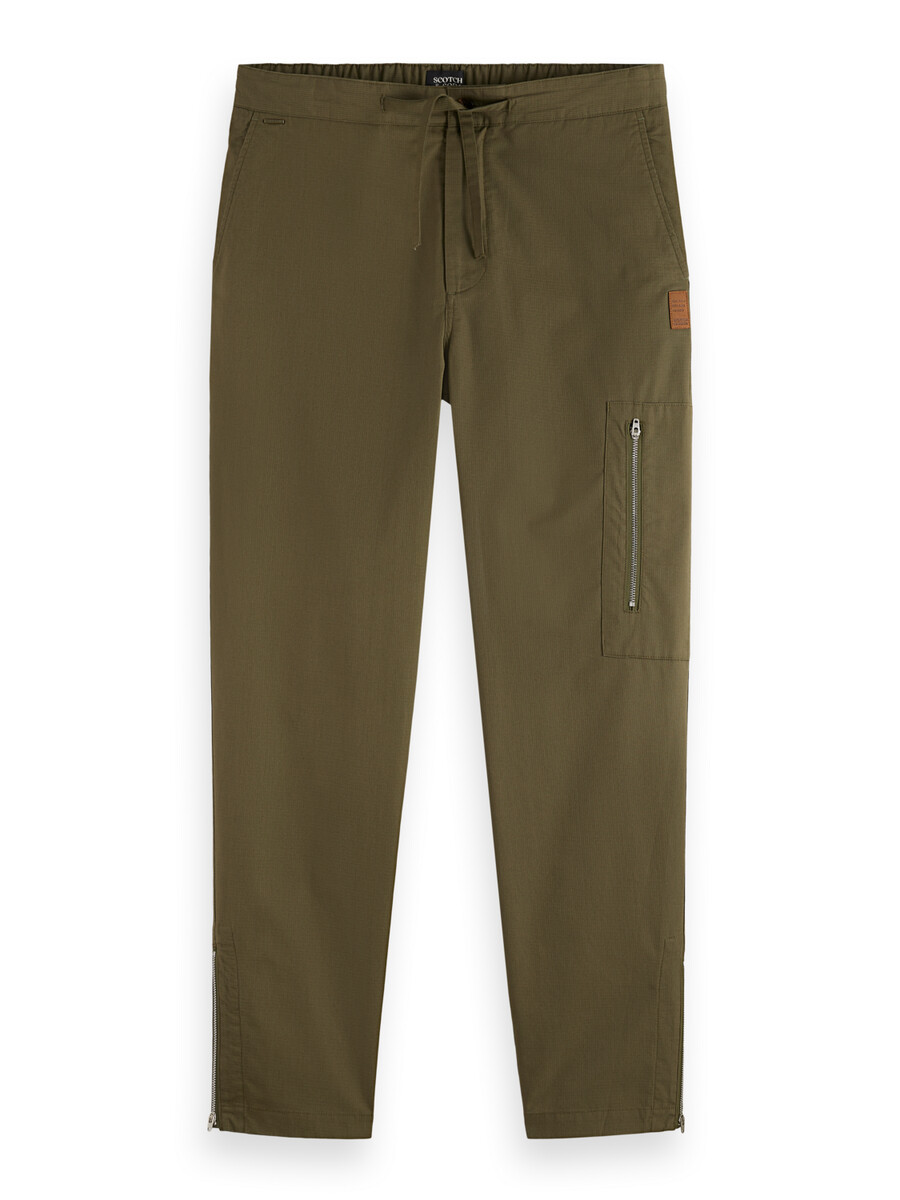 pantalón cargo de algodón antidesgarro de corte recto