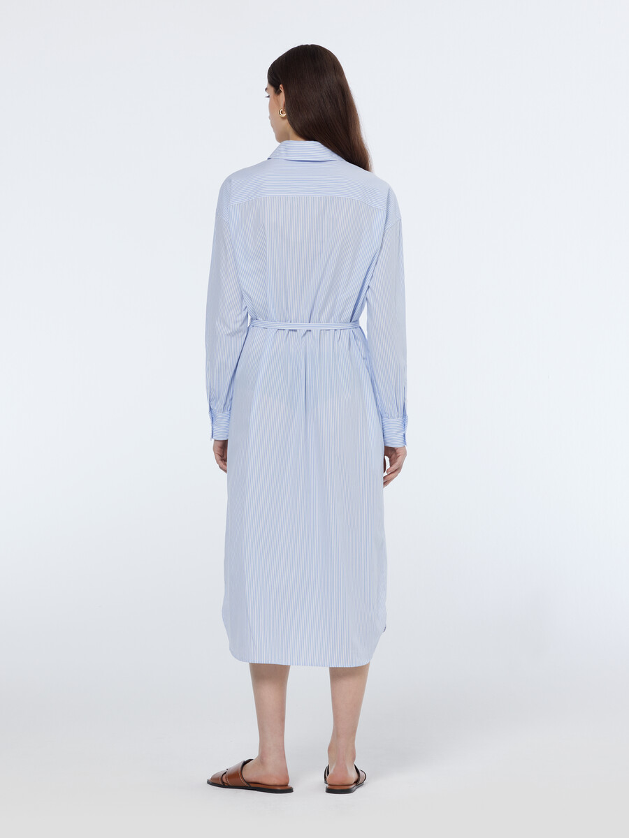 imprescindibles — vestido camisero de popelina