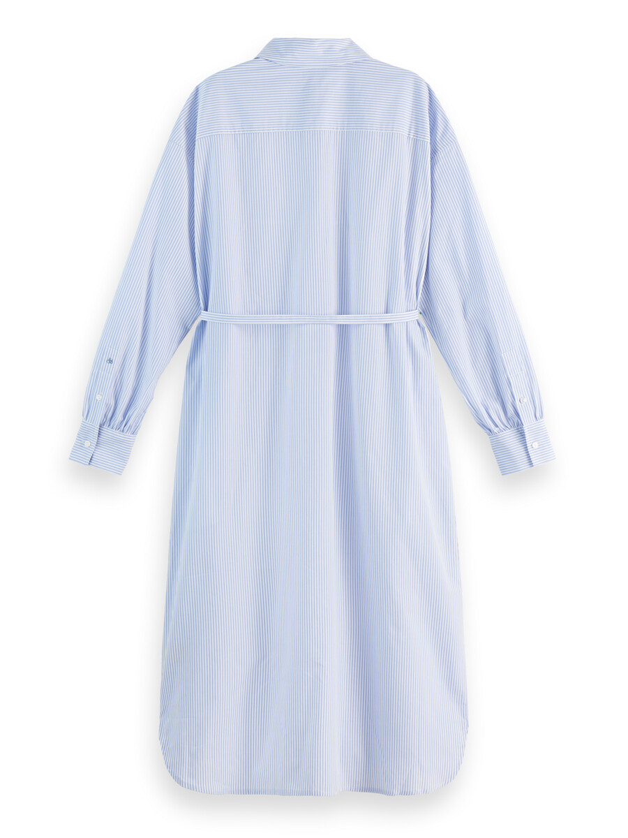 imprescindibles — vestido camisero de popelina