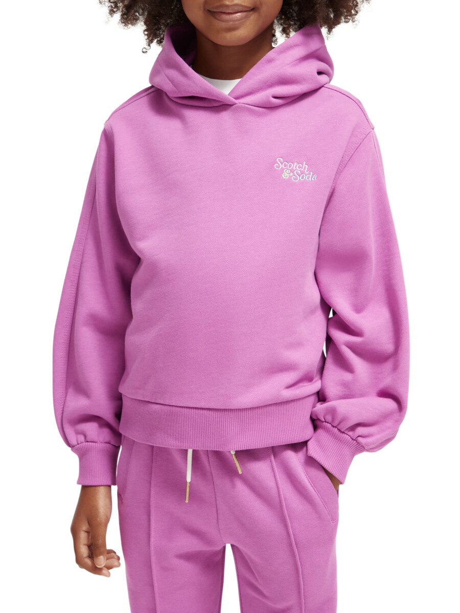 sudadera con capucha de algodón orgánico para niña