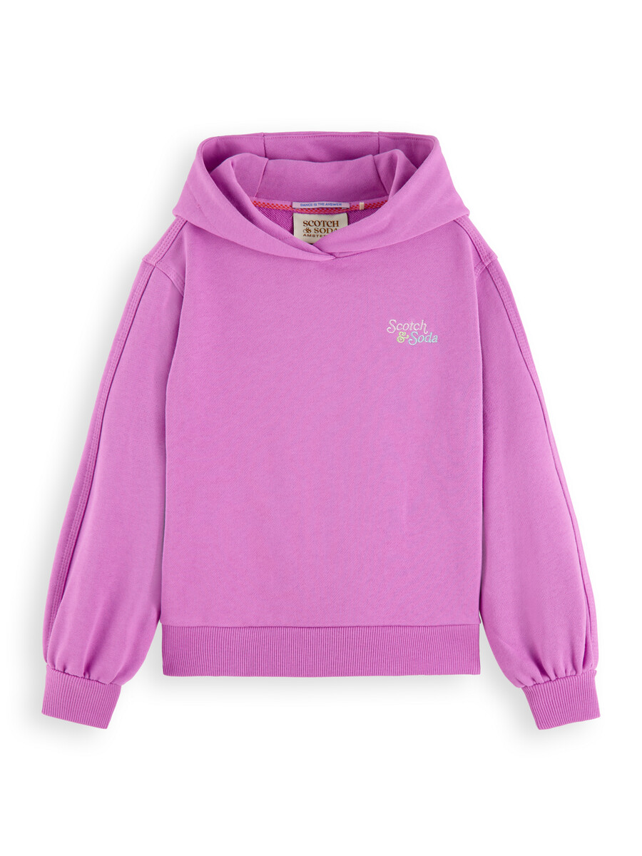 sudadera con capucha de algodón orgánico para niña