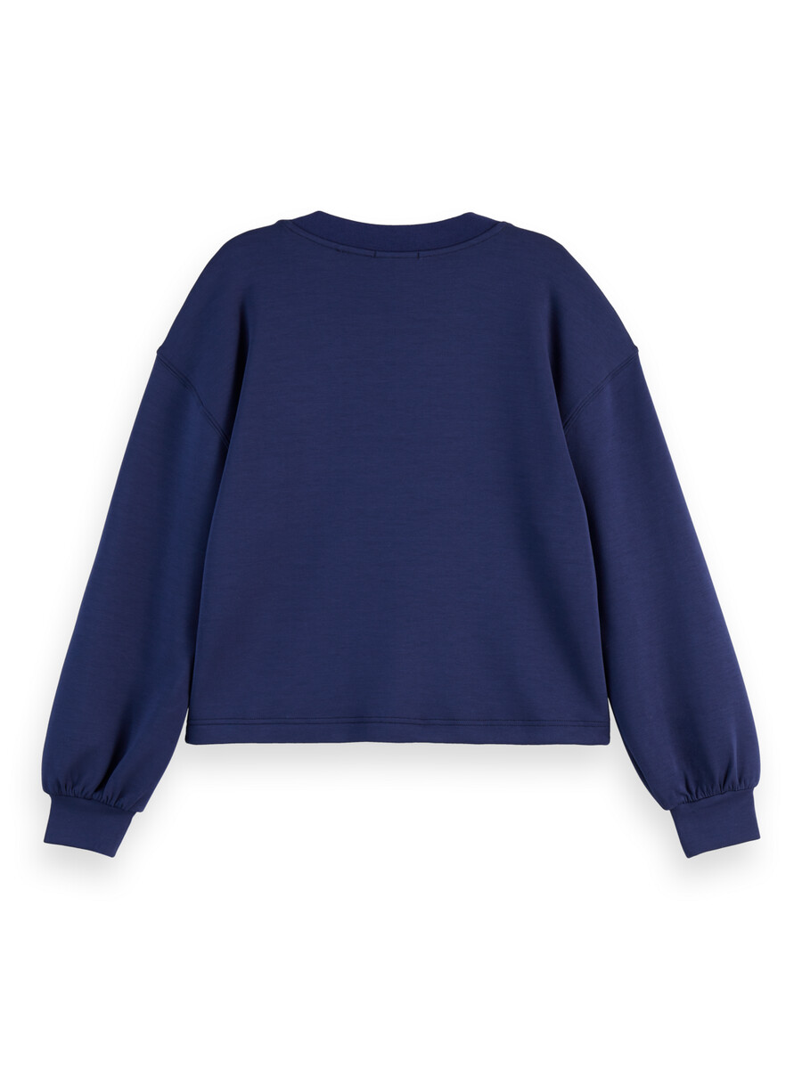 sudadera modal con cuello en v