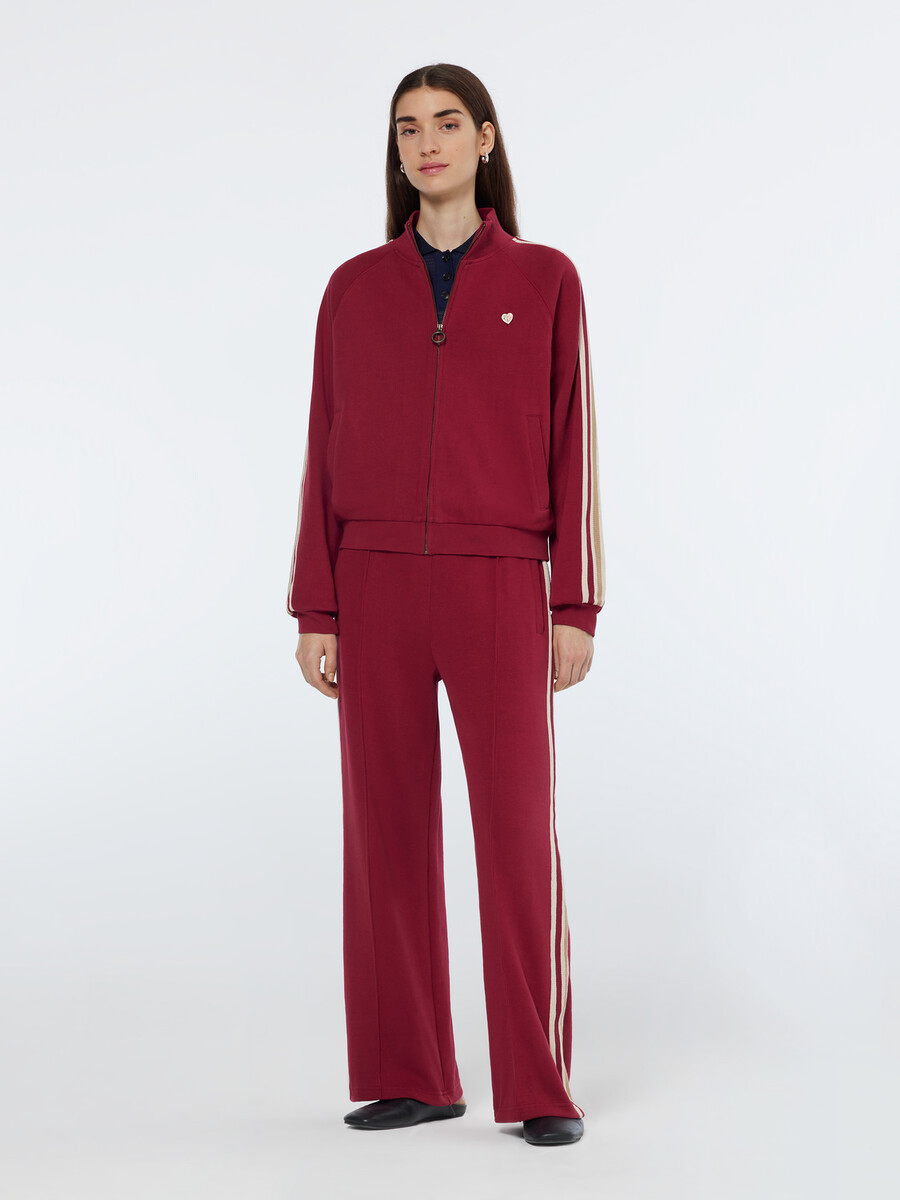 chaqueta de chándal con cremallera