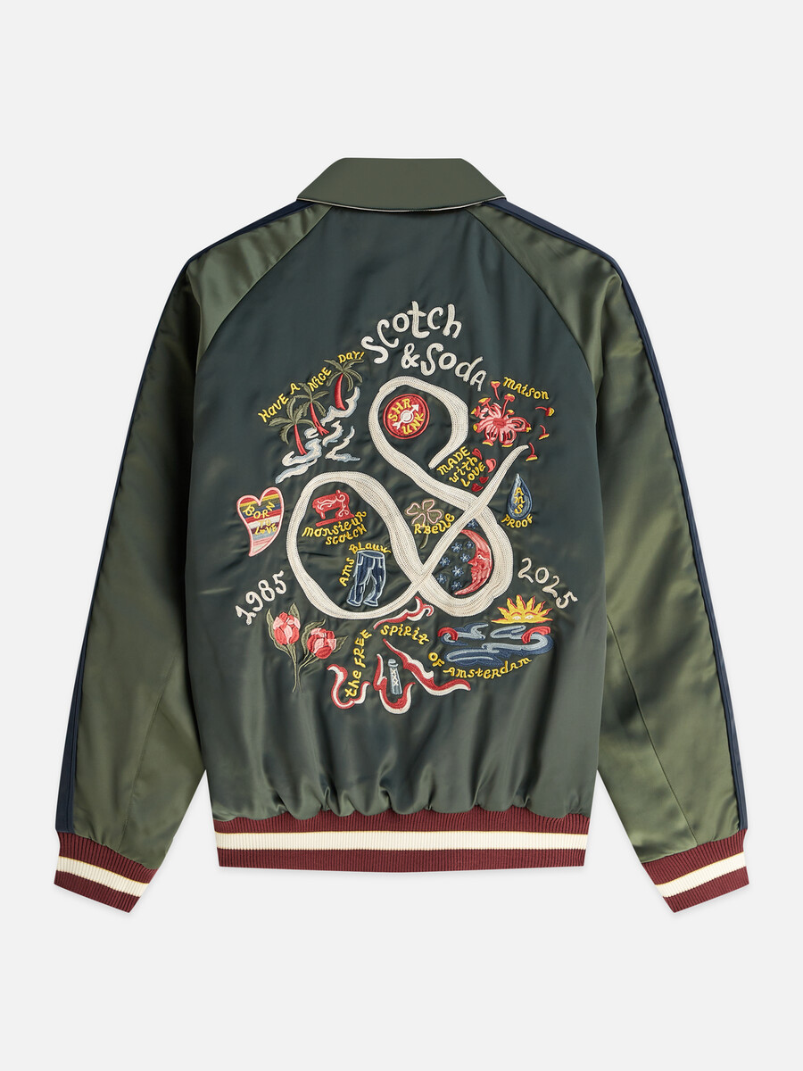 chaqueta bomber de recuerdo del 40.º aniversario