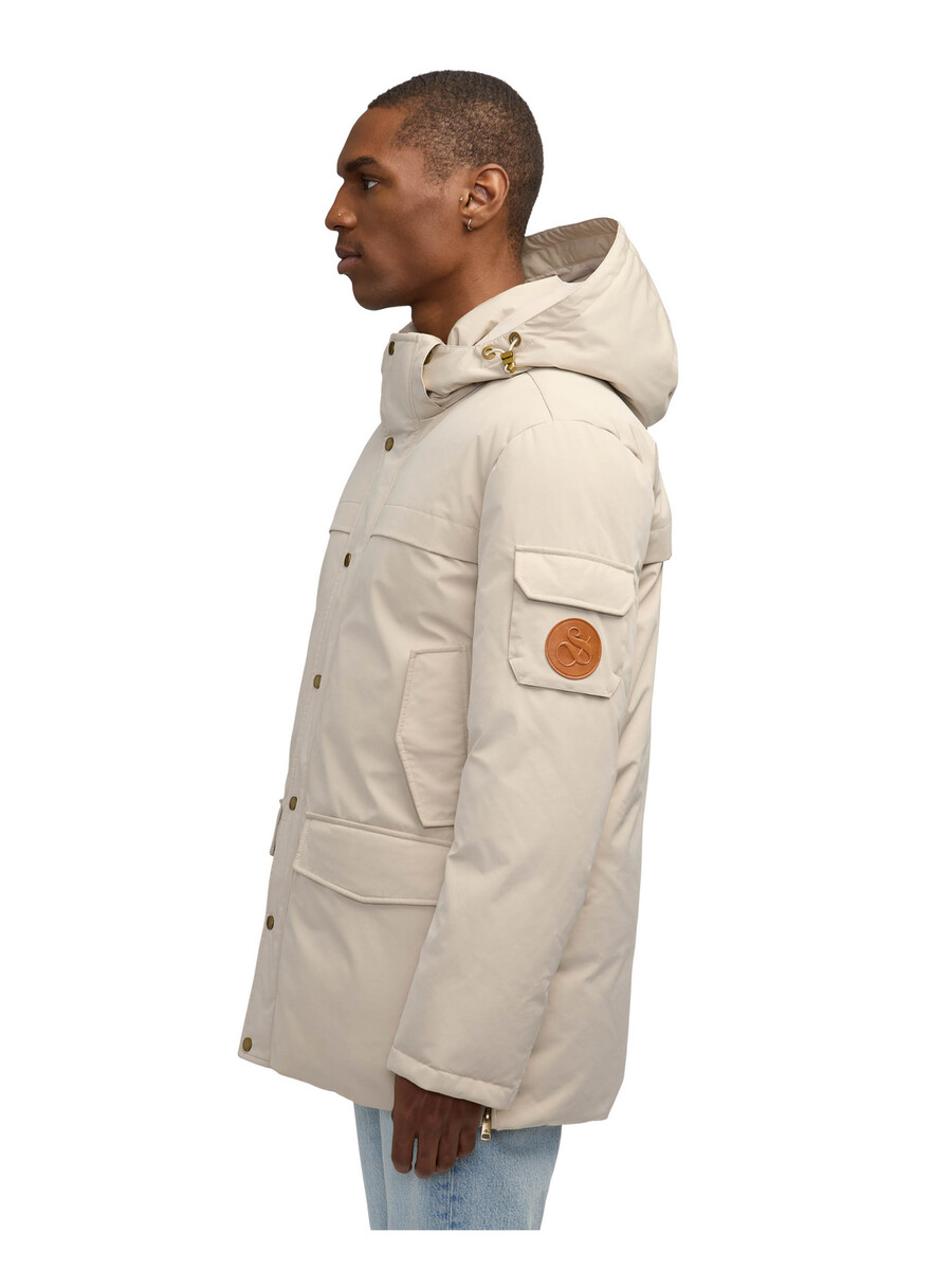 edgar parka con capucha extraíble