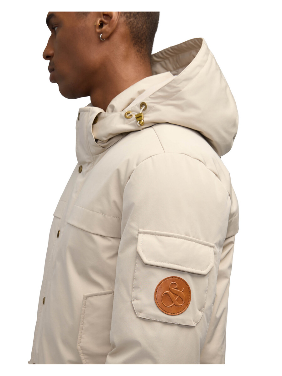 edgar parka con capucha extraíble