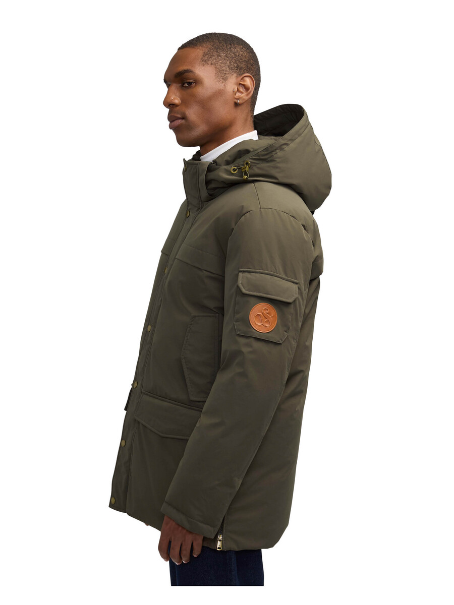 edgar parka con capucha extraíble