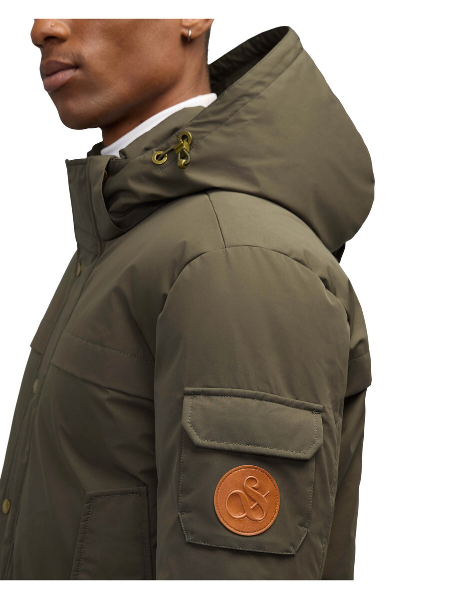 edgar parka con capucha extraíble