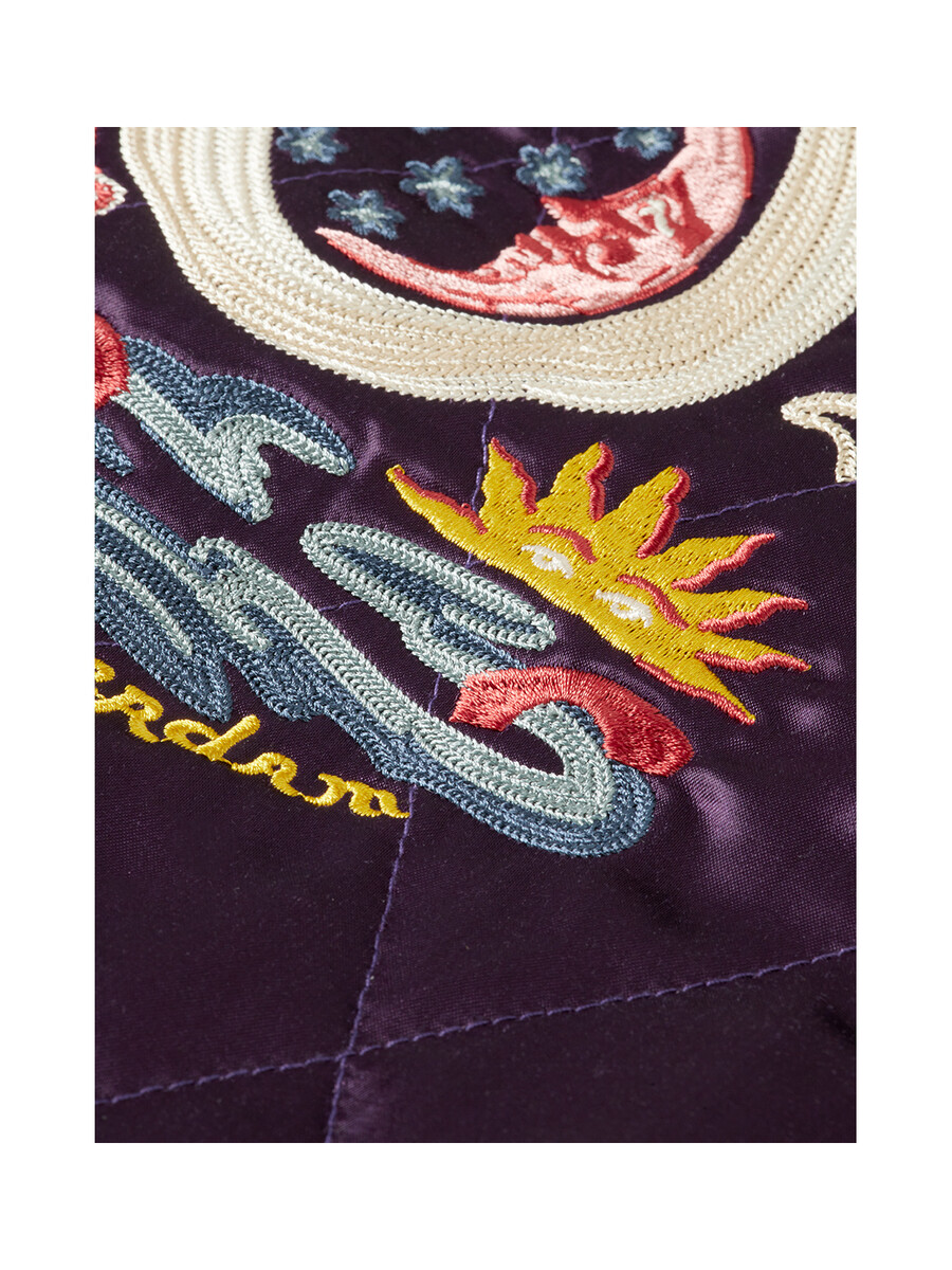 chaqueta reversible bordada de recuerdo del 40.º aniversario