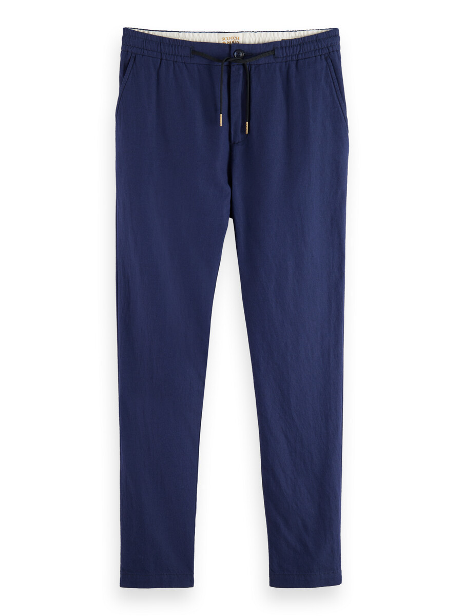 pantalón deportivo de sarga de mezcla de lino warren