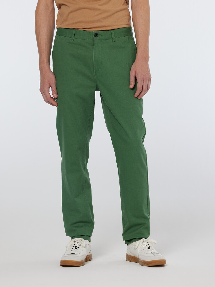 chino de mezcla de algodón lavado stuart