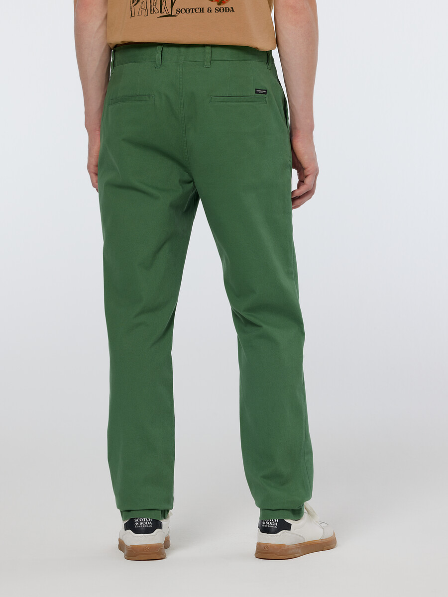 chino de mezcla de algodón lavado stuart