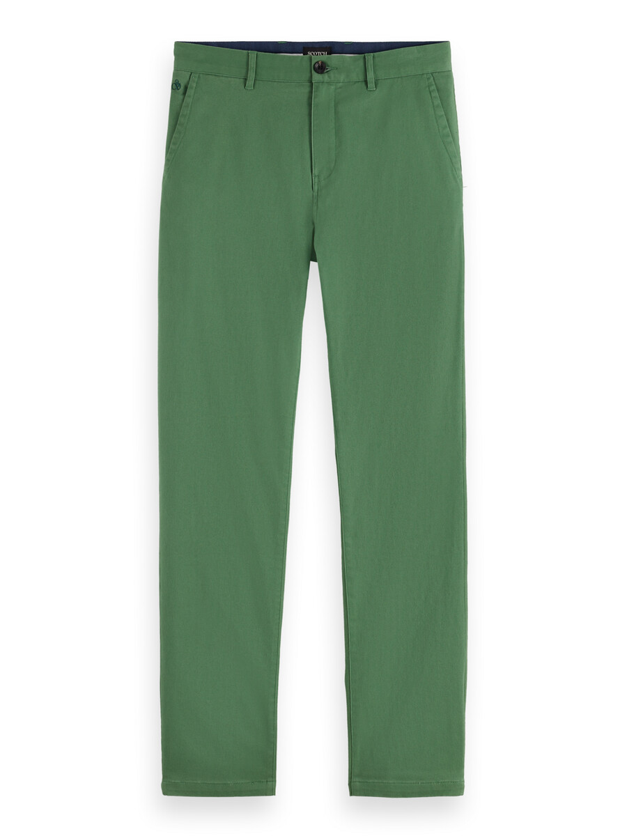 chino de mezcla de algodón lavado stuart