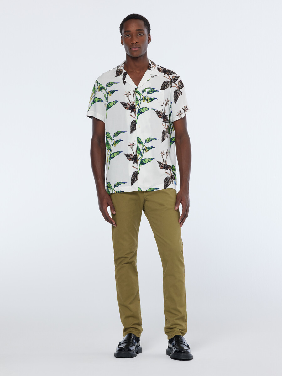 pantalón chino de mezcla de algodón lavado ralston