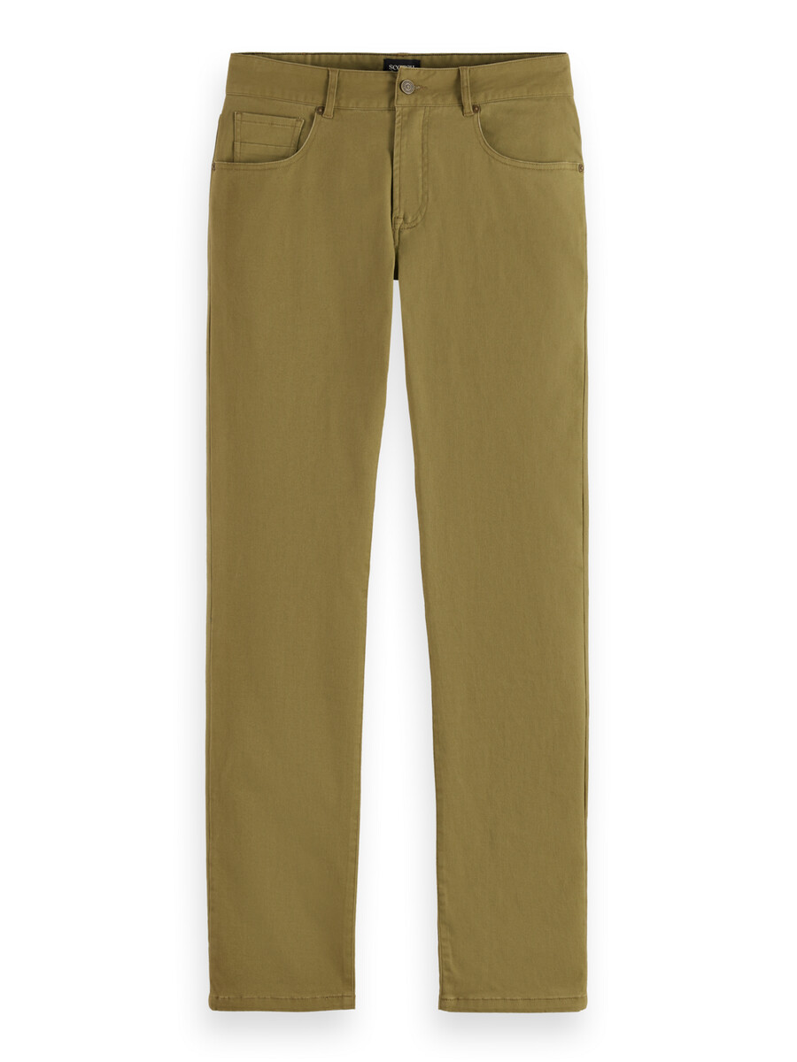 pantalón chino de mezcla de algodón lavado ralston