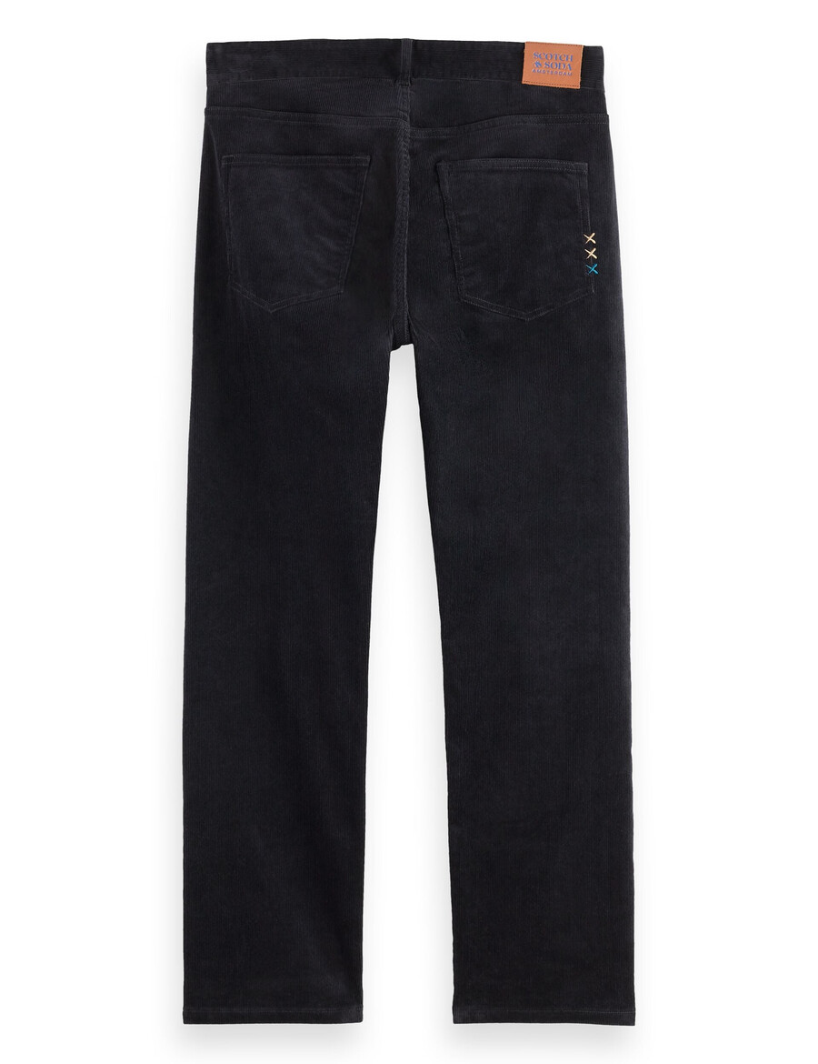 pantalón recto zee en pana de colores