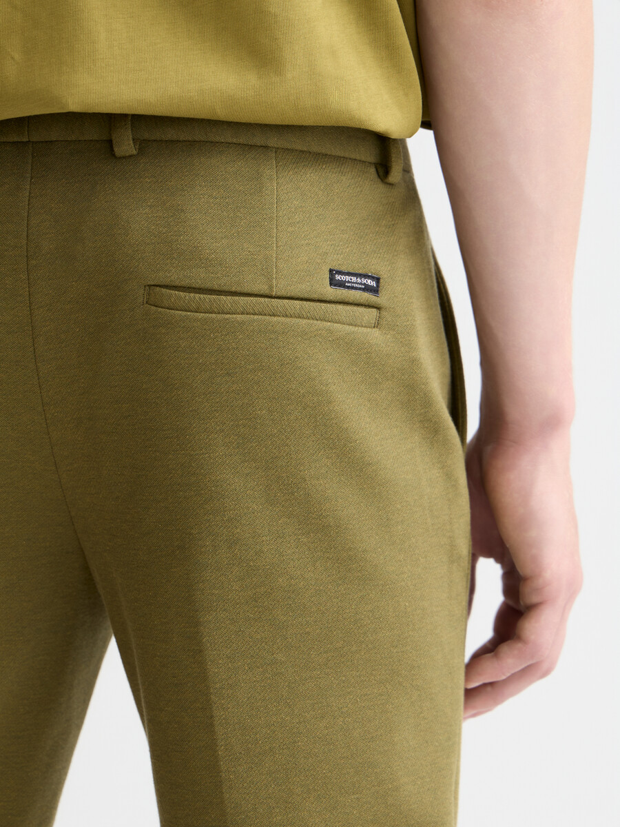 pantalón chino de jersey de mezcla de algodón a medida seasonal core mott