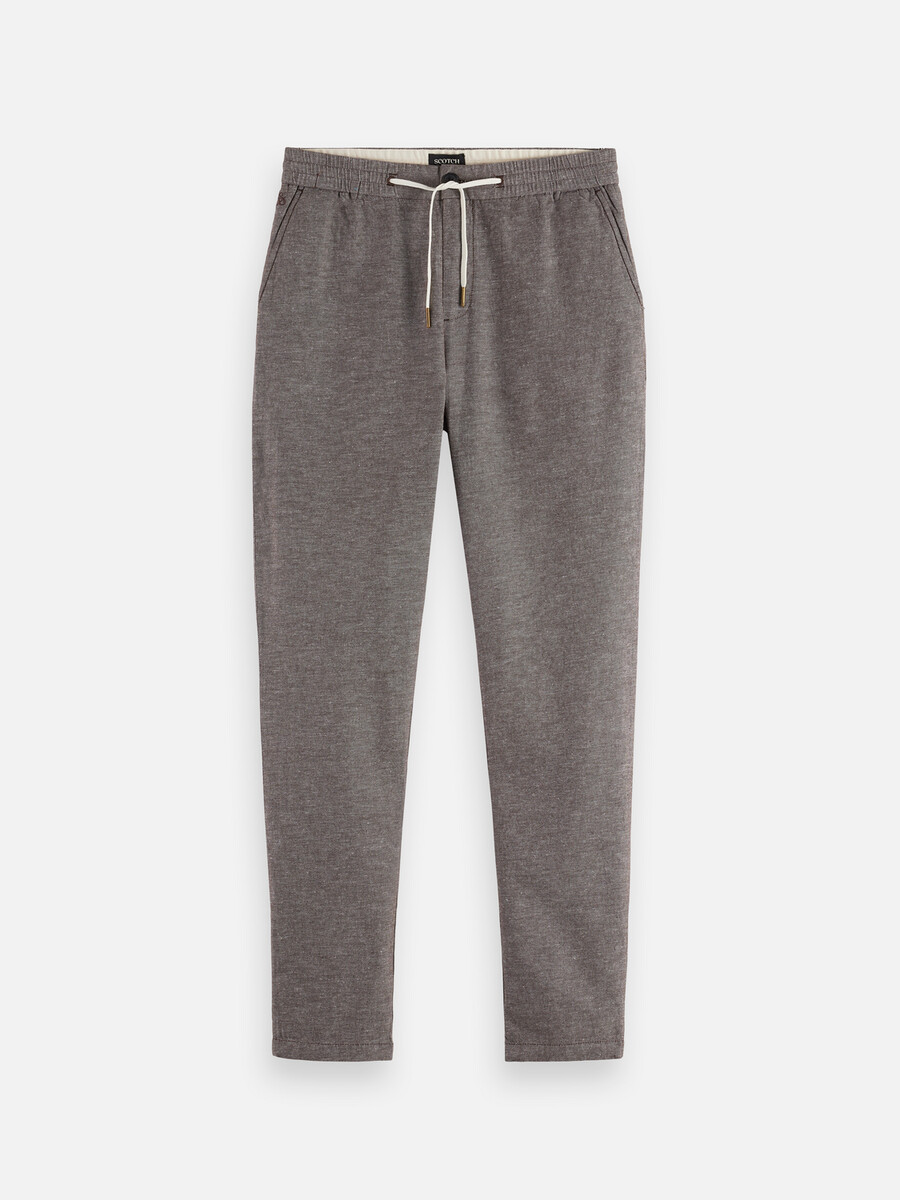pantalón deportivo de algodón y lino warren seasonal core
