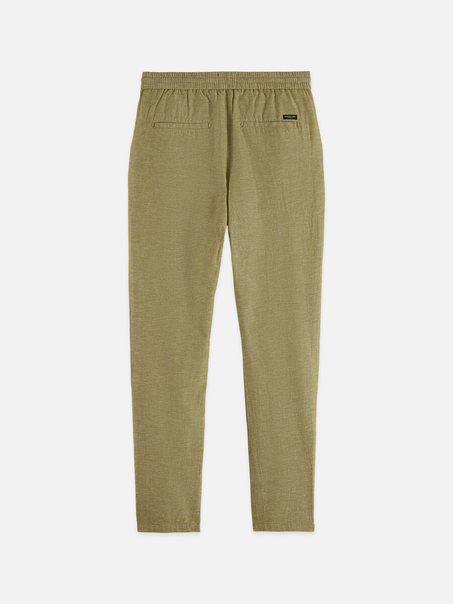 pantalón deportivo de algodón y lino warren seasonal core