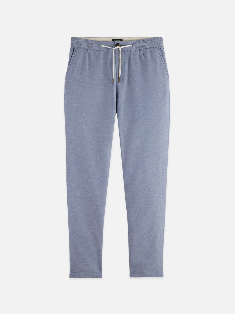 pantalón deportivo de algodón y lino warren seasonal core