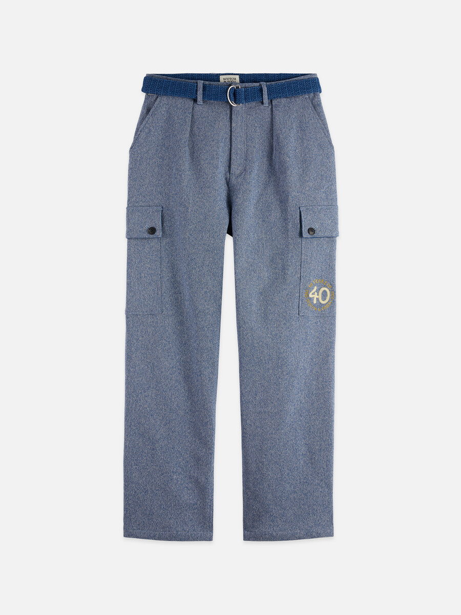 pantalón cargo recto y holgado melange del 40.º aniversario