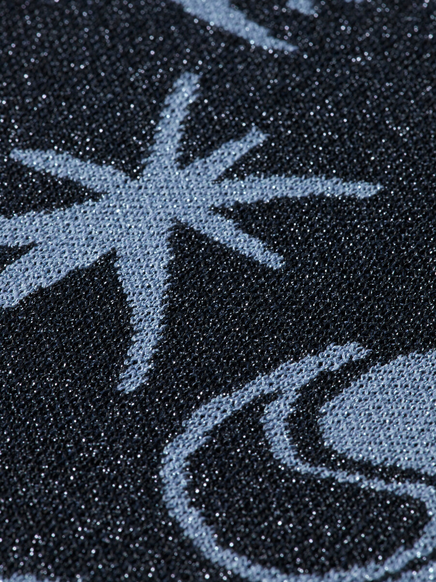 pantalones de punto jacquard