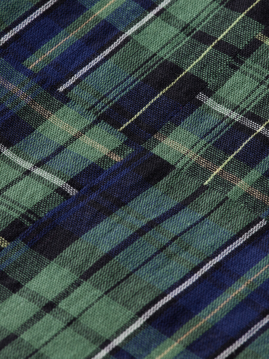 camisa de patchwork de corte relajado