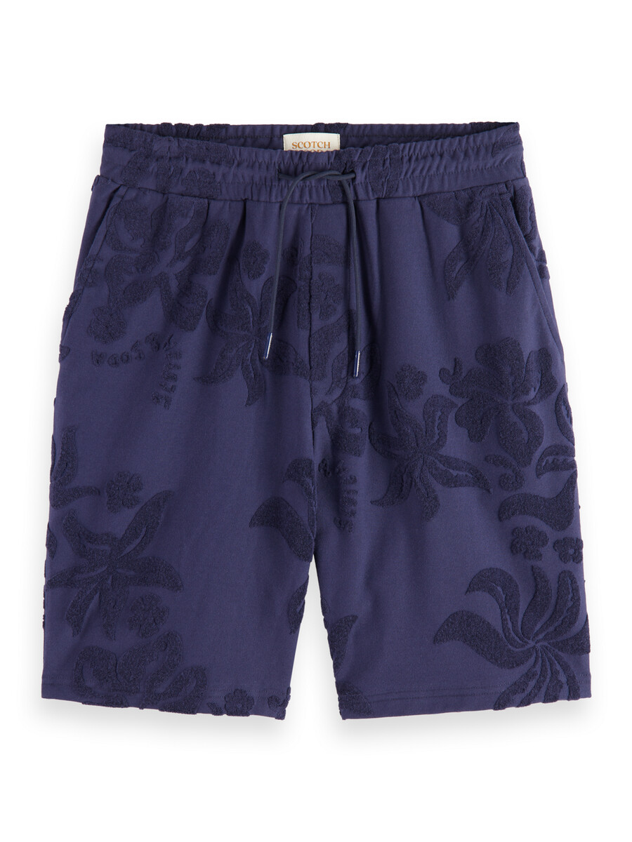 pantalones cortos de toalla de jacquard
