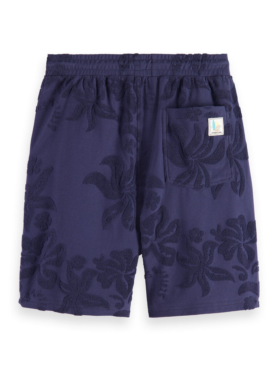 pantalones cortos de toalla de jacquard