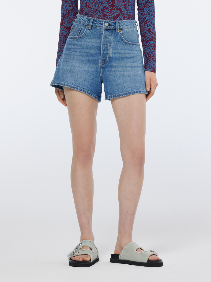 imprescindibles — short vaquero ray sueño azul