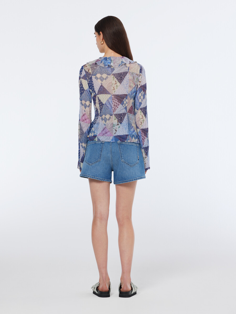 imprescindibles — short vaquero ray sueño azul