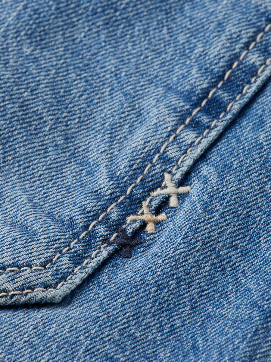 imprescindibles — short vaquero ray sueño azul