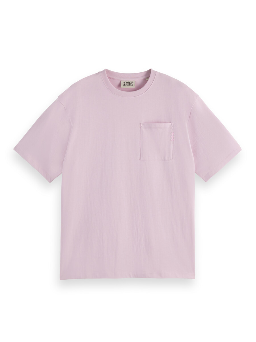 camiseta holgada con bolsillo delantero