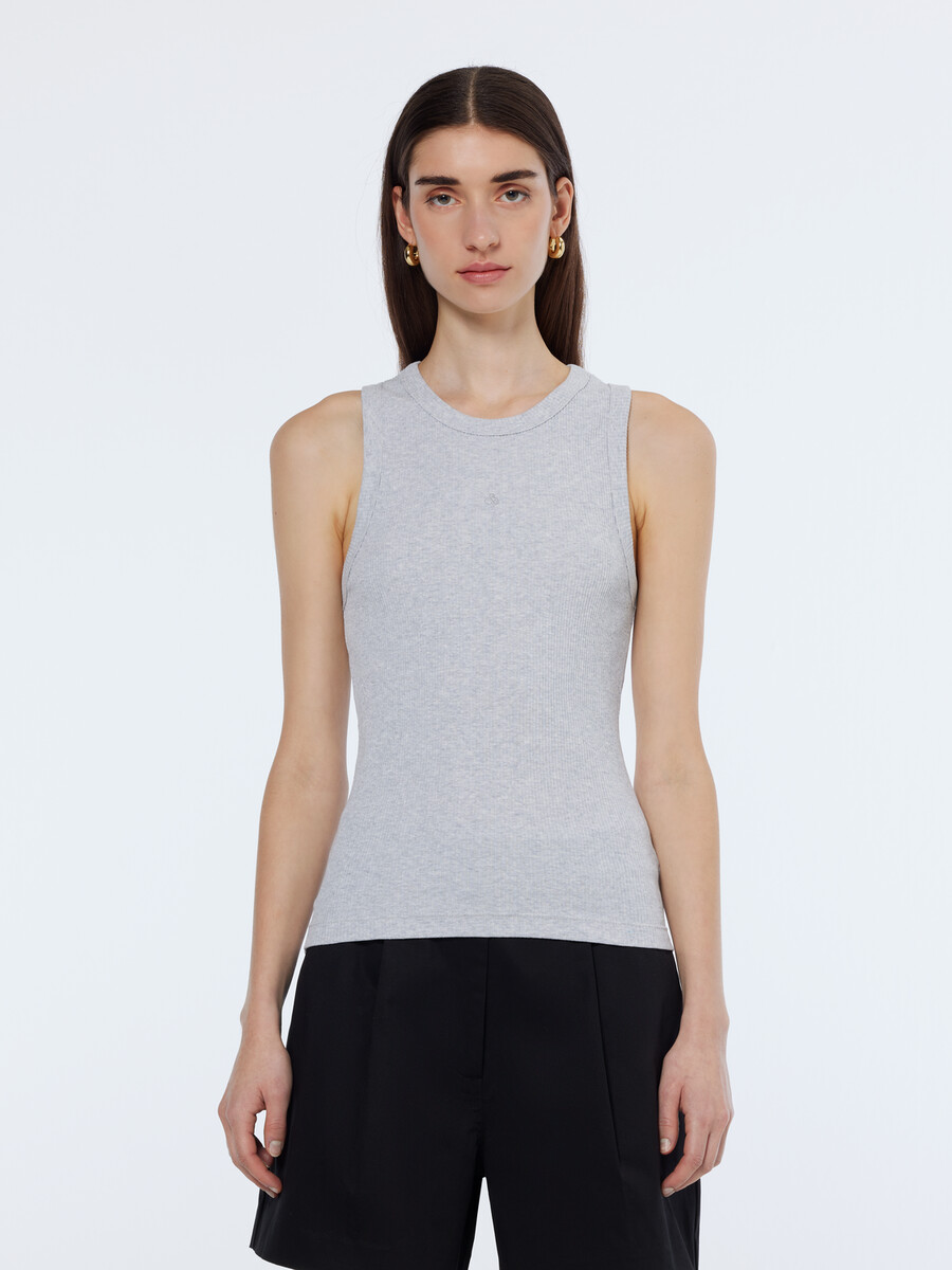 essentials — camiseta de tirantes acanalada