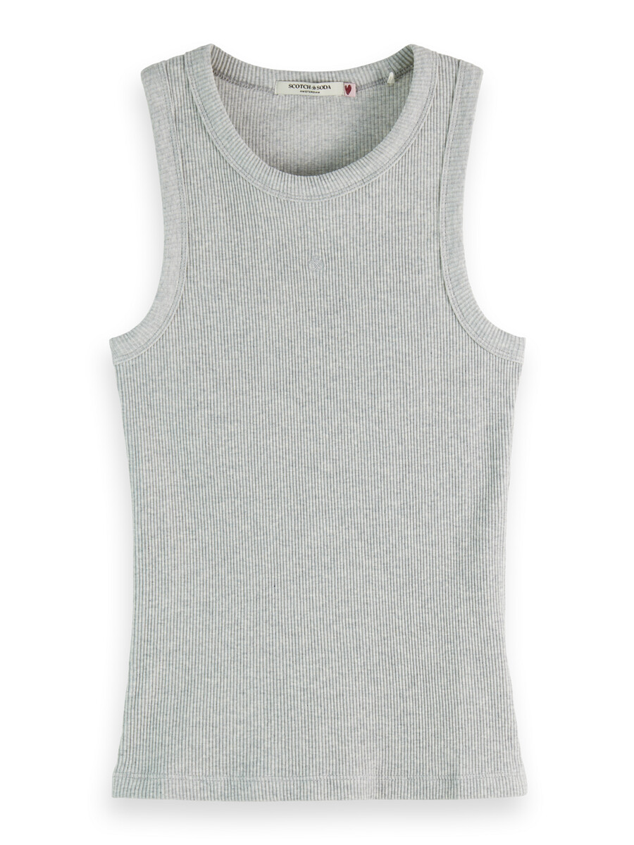 essentials — camiseta de tirantes acanalada
