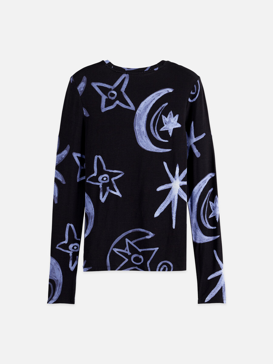 camiseta de manga larga con estampado completo